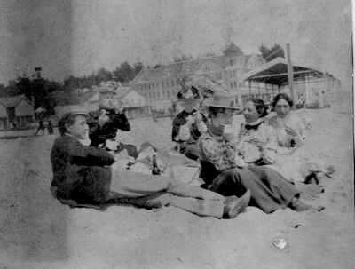 Pic, Louis P. River, on left in front, on beach outing